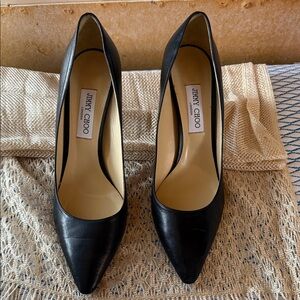 Jimmy Choo Romy Black Heels -